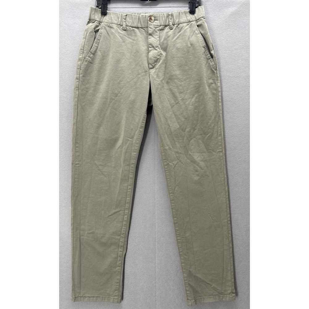 Marine Layer Breeze Saturday Chino Pants Men S x 30(29) Sage Green Slim Straight